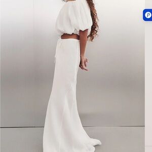 DISSH White Maxi Skirt